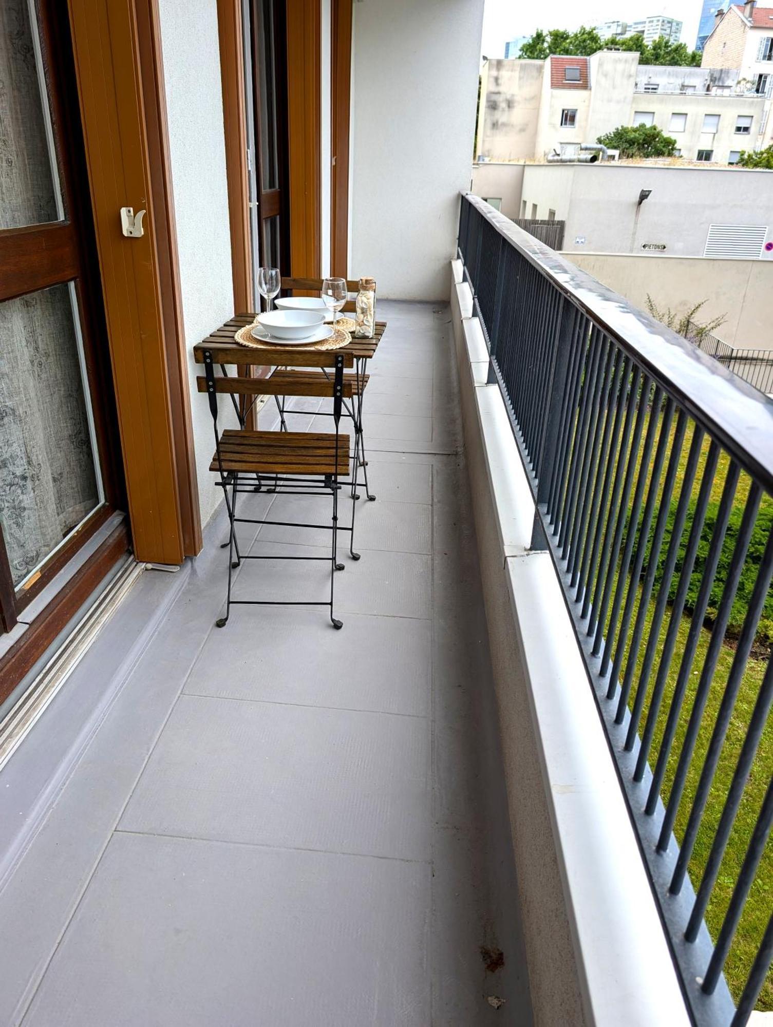 Evasion La Defense - Balcon & Wi-Fi, A 10 Min De Paris Apartment Courbevoie Ngoại thất bức ảnh
